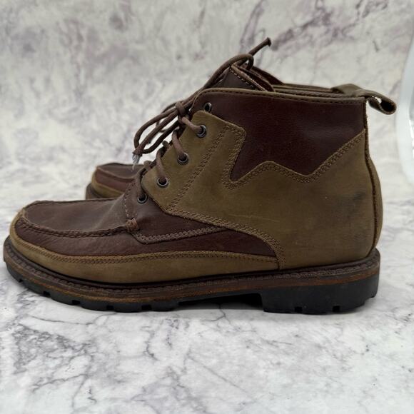 Cole Haan, Brown Leather Chukka Boots with Rugged Sole. Size 9Narrow. - Picture 2 of 9
